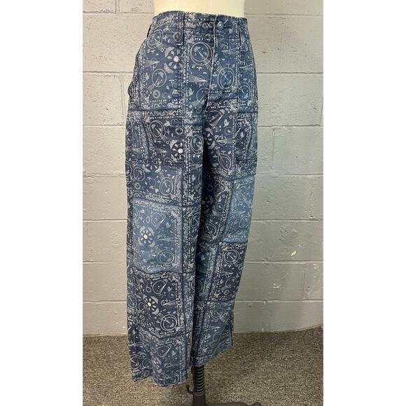 Levis Printed Bandana Chore Utility Pants Urban Outfitters Boho Gorpcore 33x30 - Picture 14 of 14